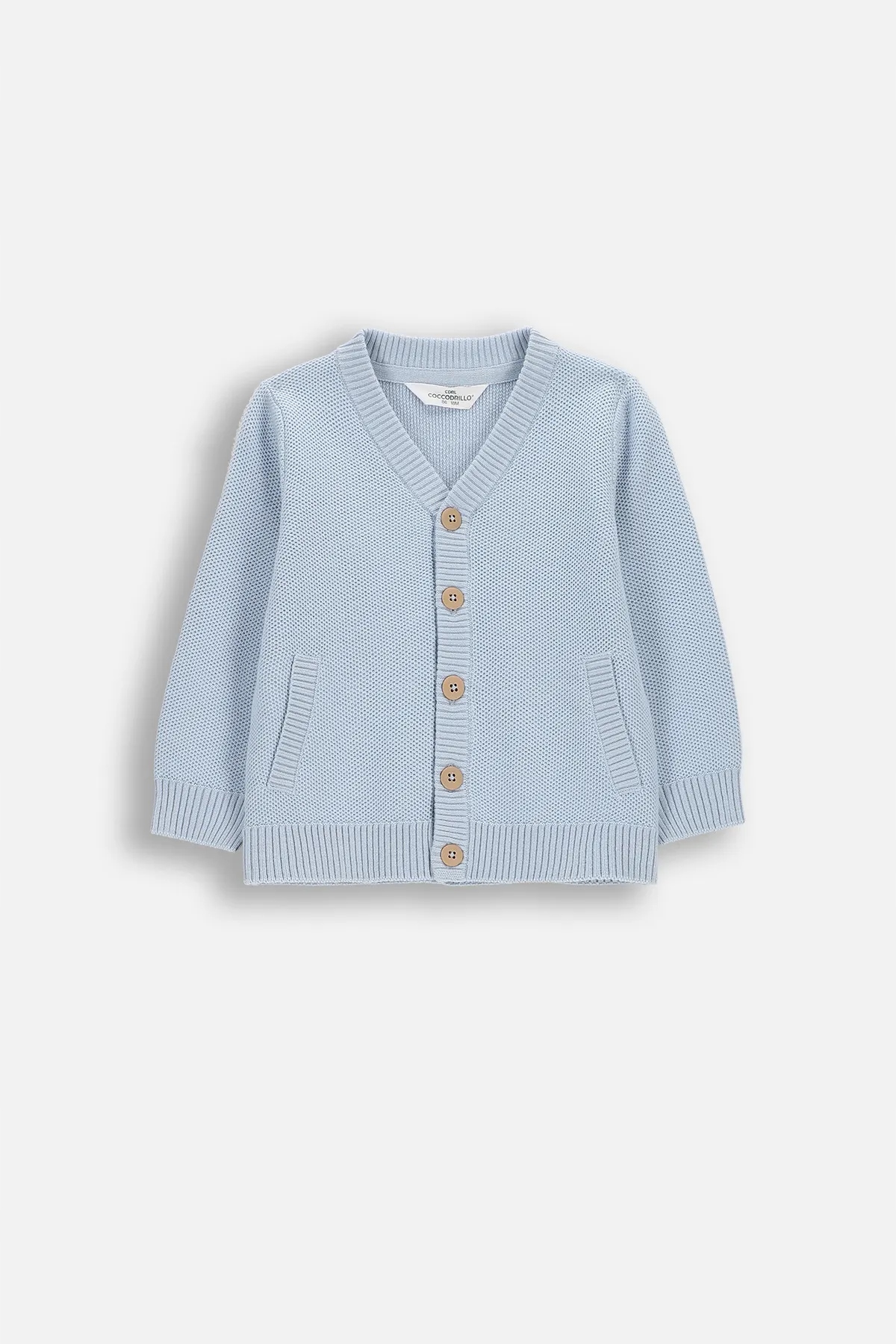 Sweter Rozpinany Chłopięcy Elegancki Niebieski Sweterek 092 Coccodrillo WC6