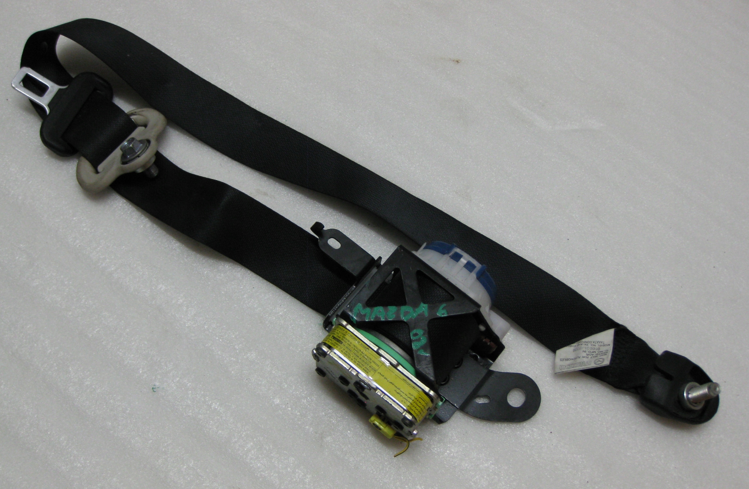 MAZDA 6 KOMBI tension belt safety right front TKAH2EH862