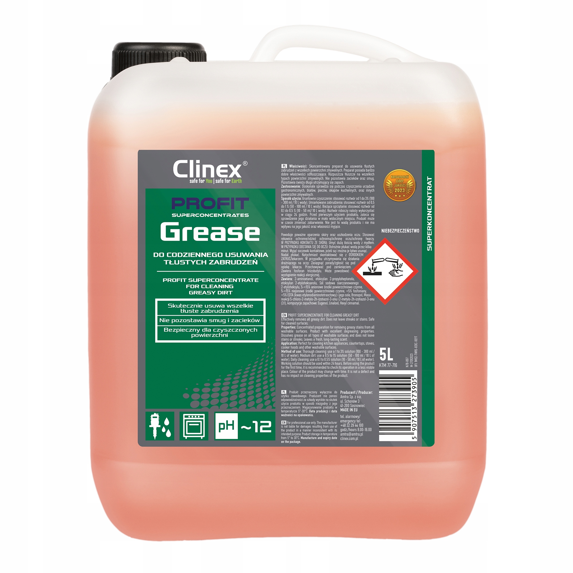 Levně Mazací tuk Clinex Profit 5L