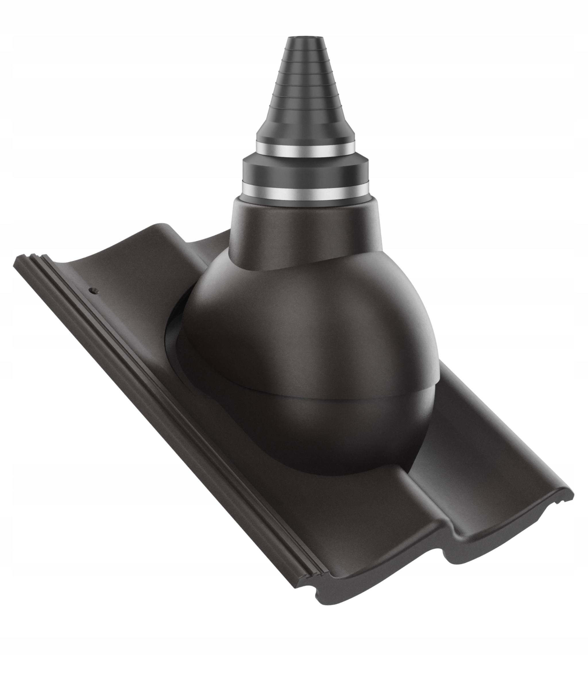 Těsnící střešní anténní průchod Creaton Goteborg Mokka