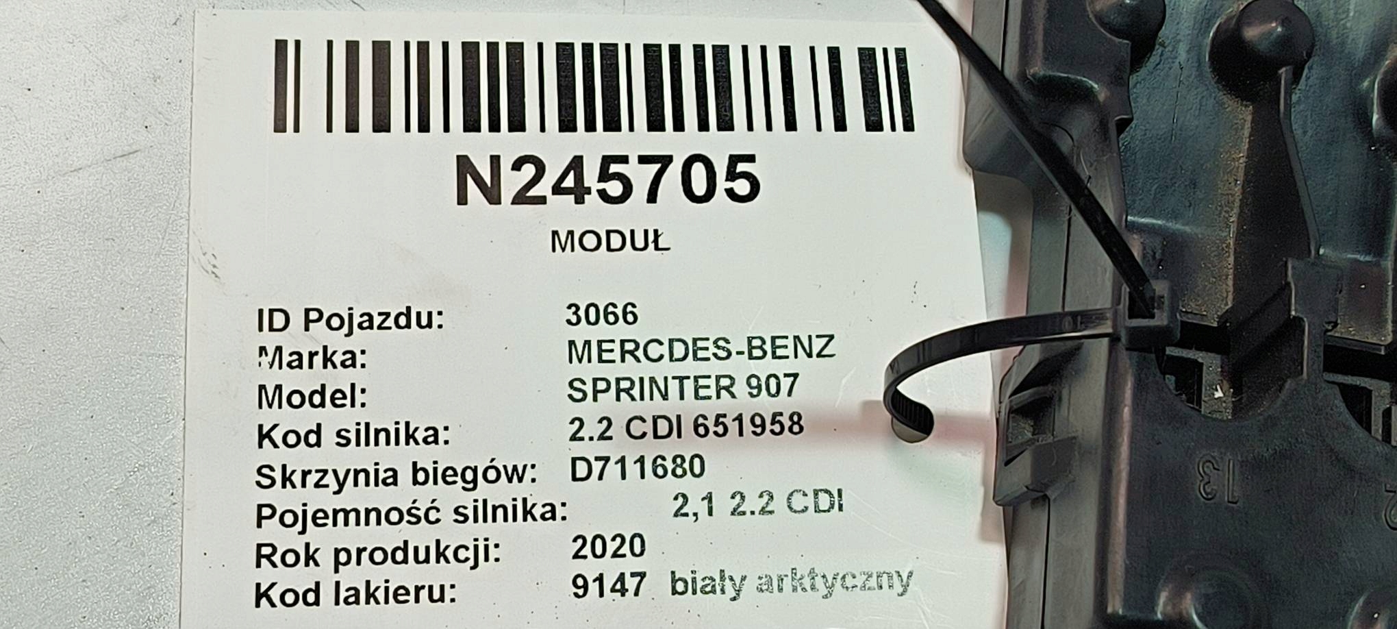 module A9075407112 Mercedes-BENZ SPRINTER 907