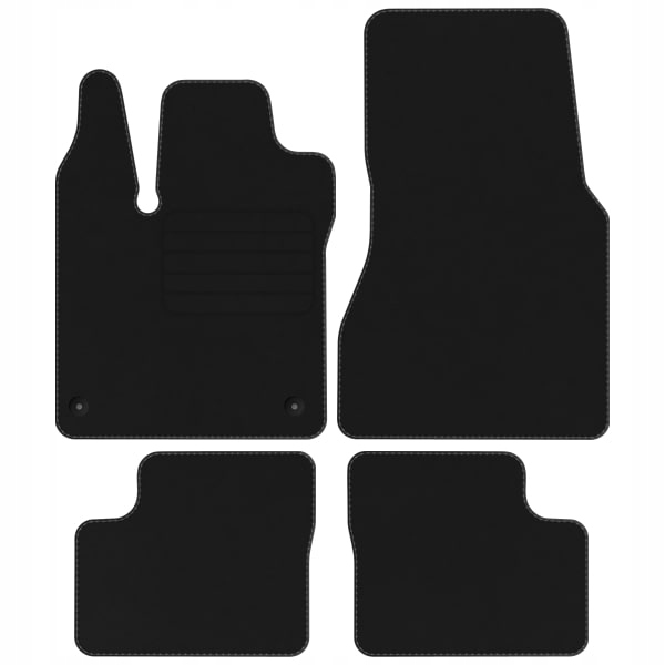 Smart Forfour II 2014 – velurové koberce Comfort