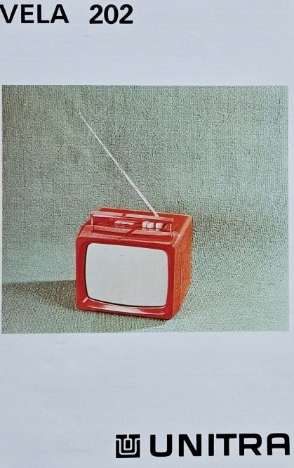 Unitra WZT - Telewizor Vela 202 - folder reklamowy