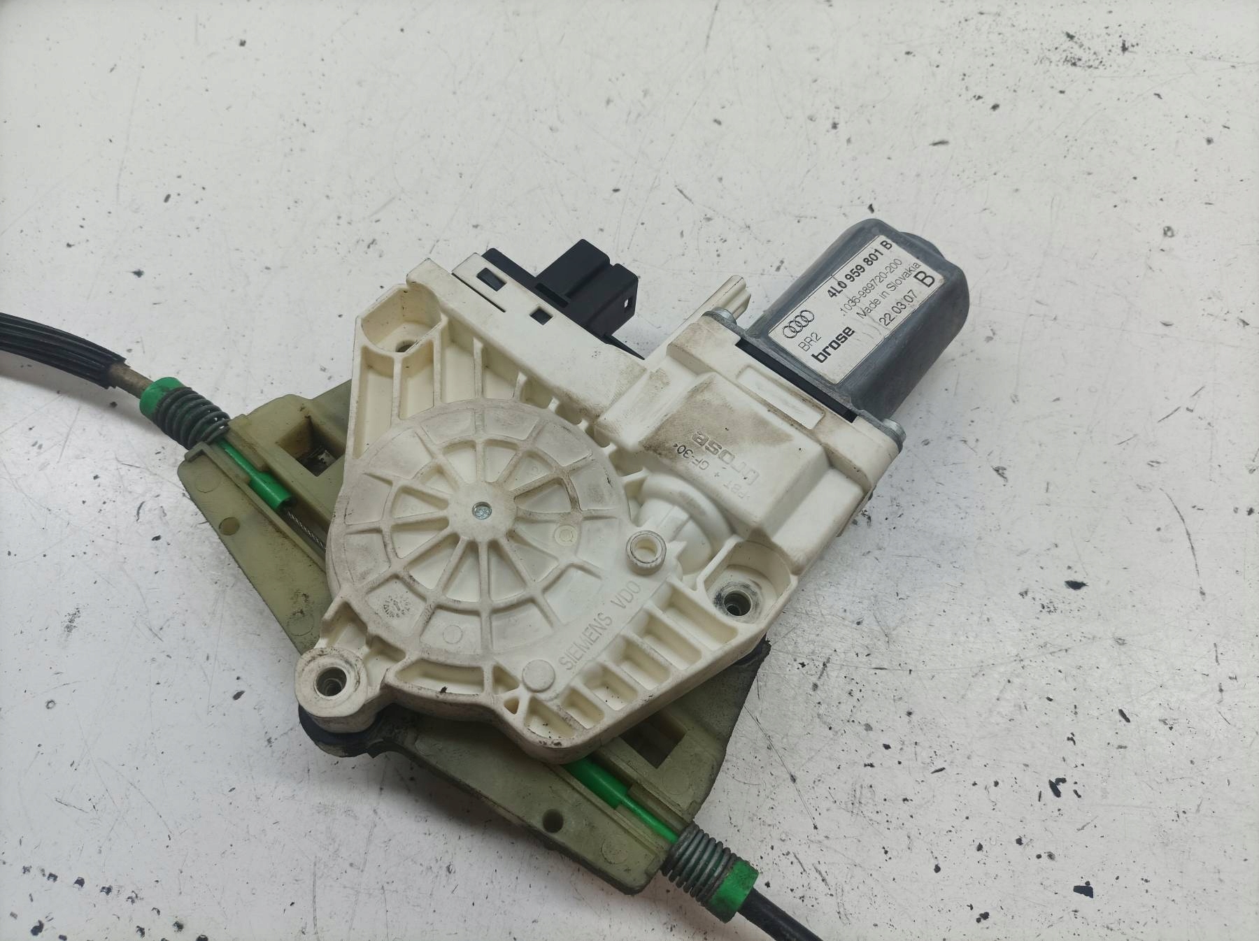 mechanism windows left front 4L 4L0959801B Audi Q7 and (2005-2015)