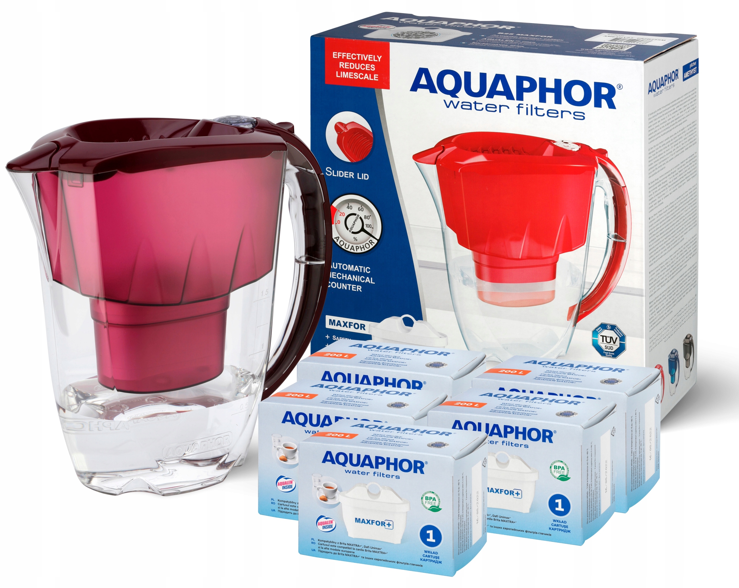 

5x Wkład Filtr Aquaphor Maxfor Dzbanek