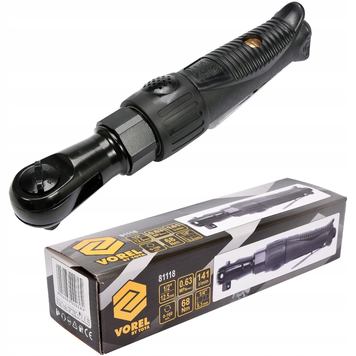 VOREL 81118 GRZECHOTKA PNEUMATYCZNA 1/2"