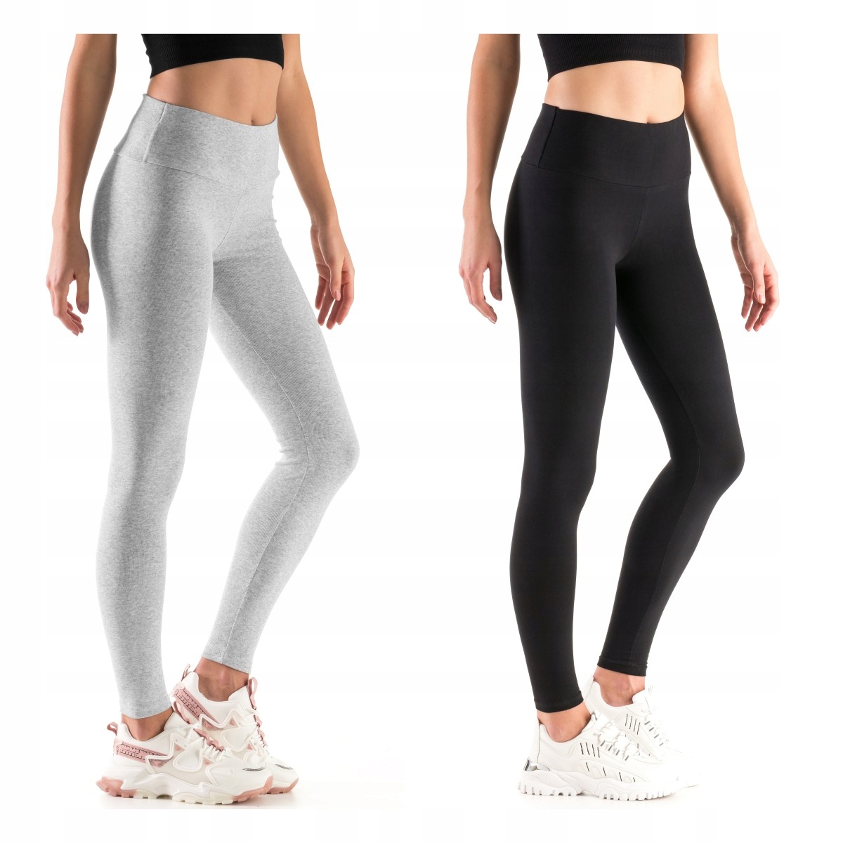 

2X Legginsy Z Wysokim Stanem Wyszczuplające Lwp