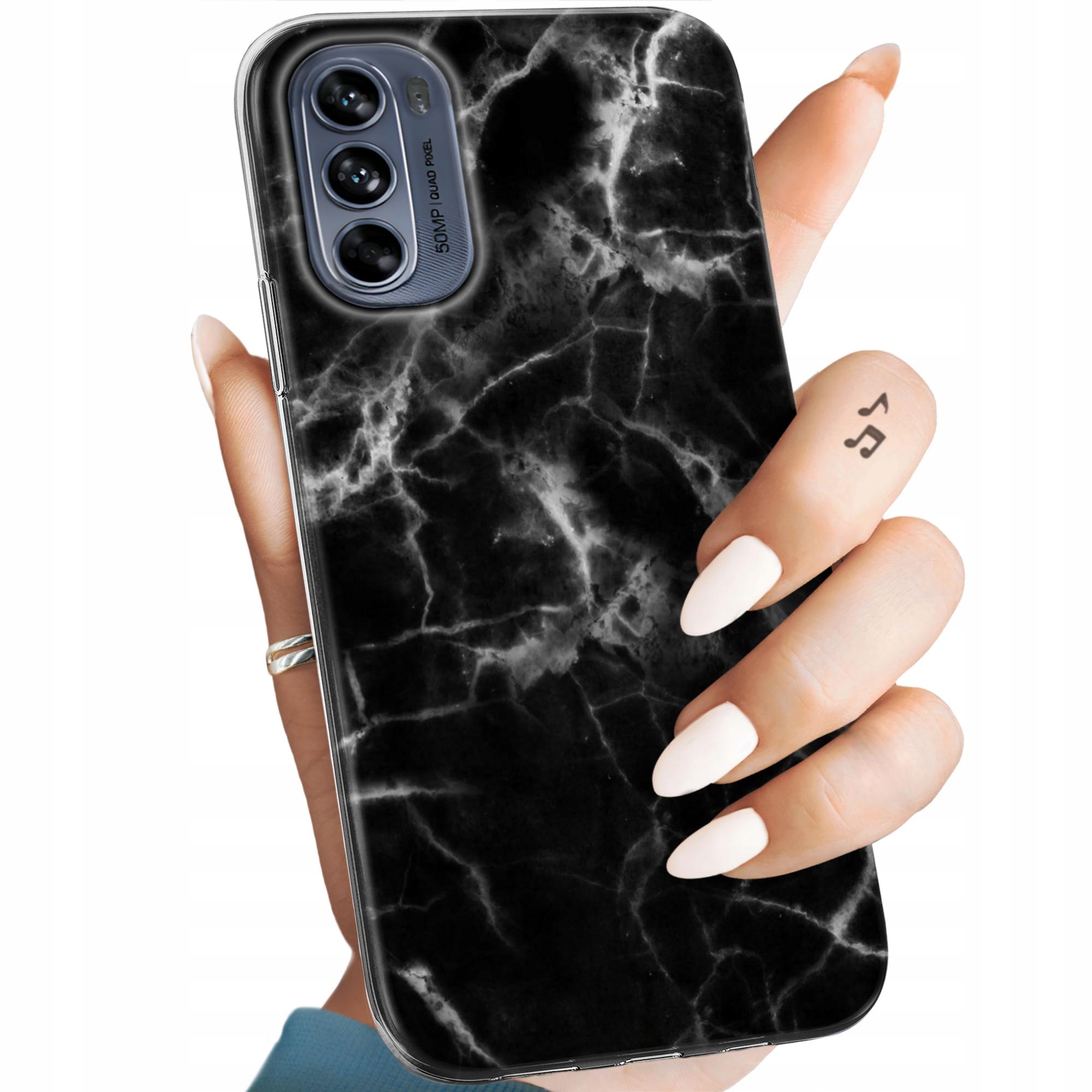 Etui Do Motorola Moto G62 5G Marmur Marble Kamienie Naturalne Obudowa