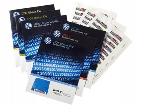 Hpe LTO-7 Ultrium Rw Bar Code Label Pack