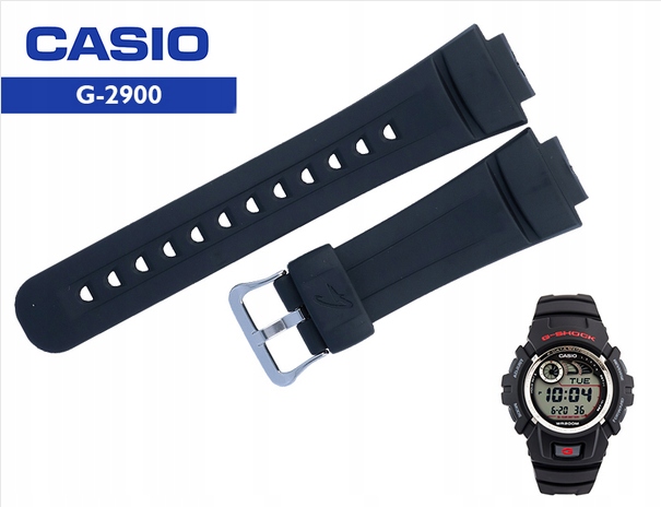 Pasek+Bezel Casio G-2900F-1 černý originální teleskopy