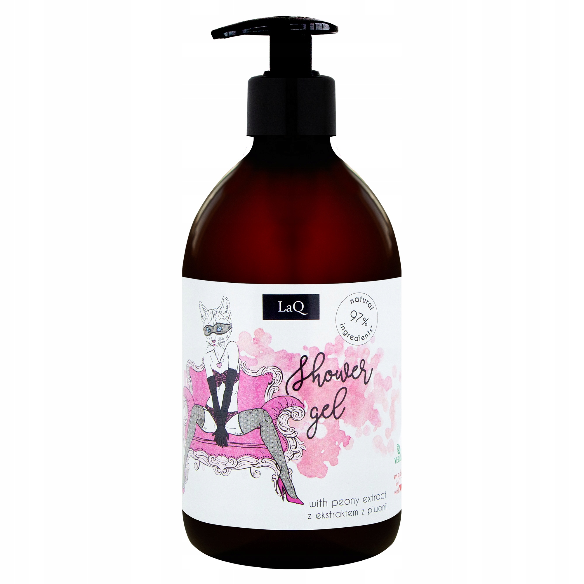 

Żel pod prysznic naturalny Kocica Piwonia 500 ml