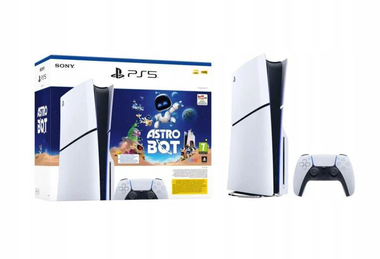 Konsola do gier Sony PlayStation 5 Slim 1 TB czarny/biały z Astro Bot