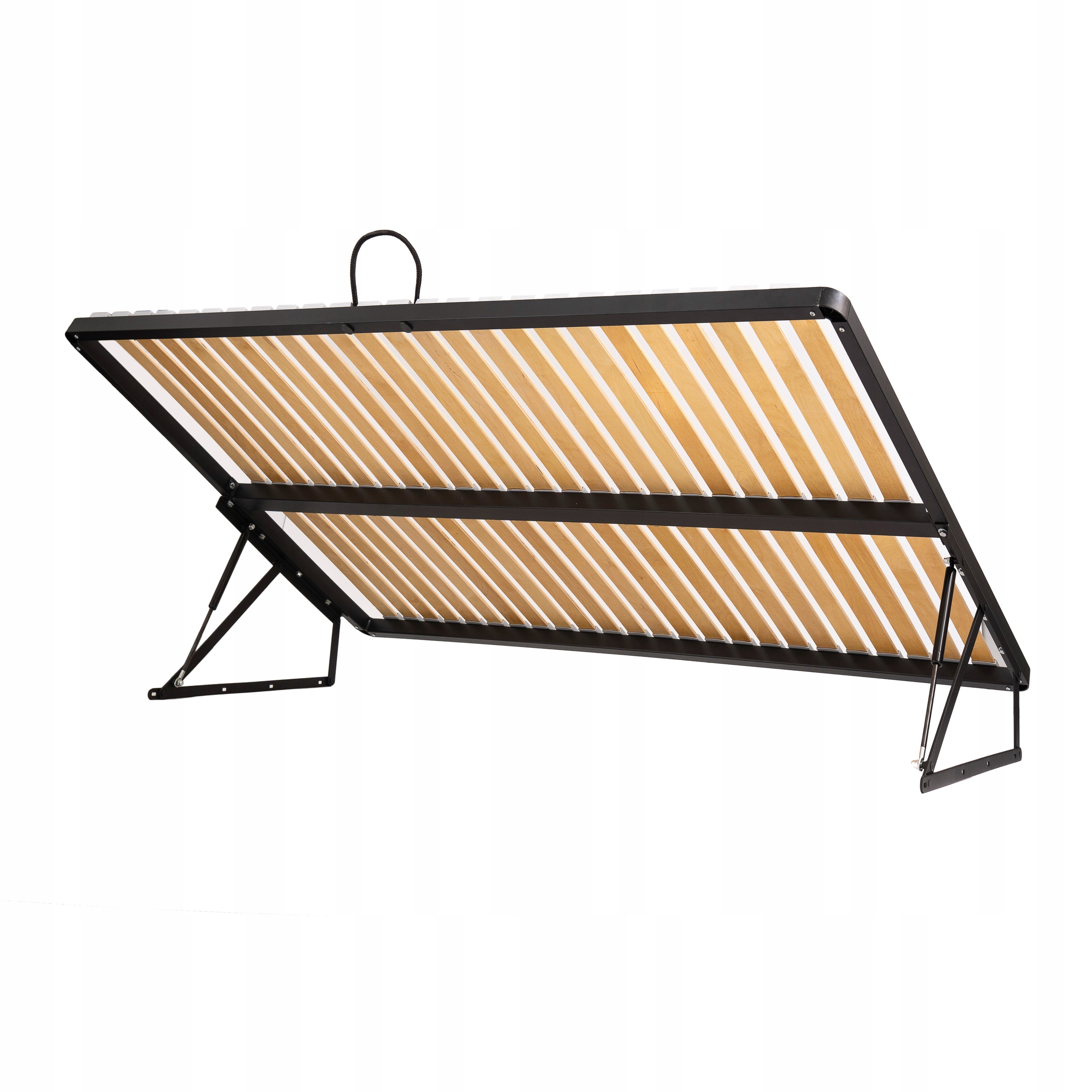 STELAŻ DO ŁÓŻKA 120X200 PODNOSZONY OD BOKU GĘSTY 48 LISTEW METALOWY BOCZNY