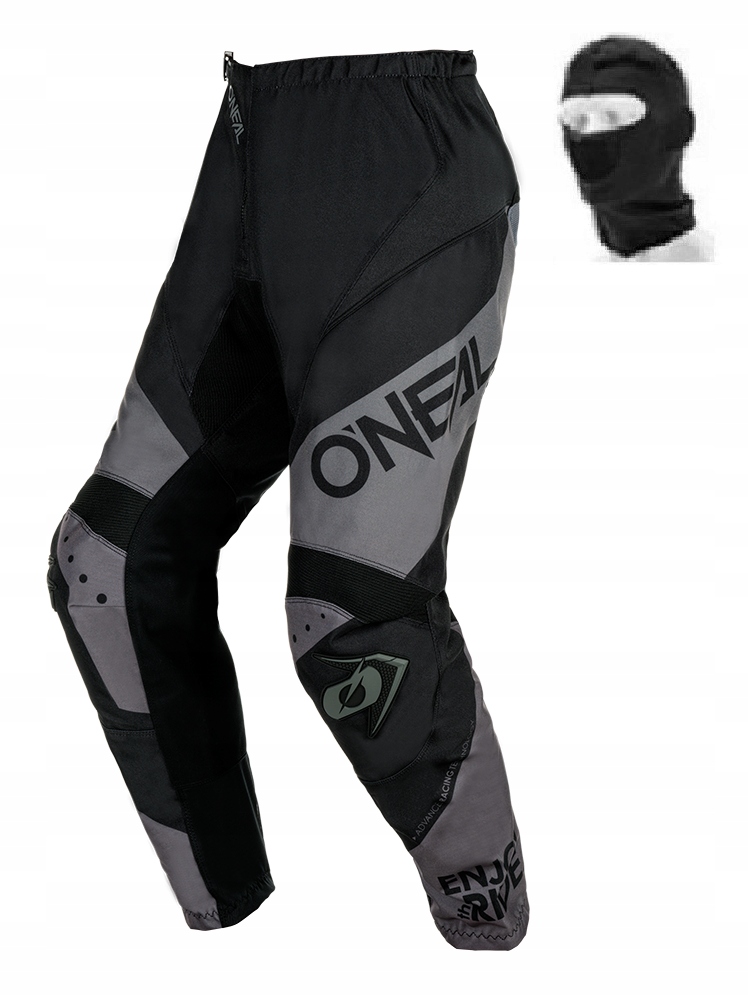 SPODNIE ELEMENT RACEWEAR V.24 BLACK/GREY 48/64