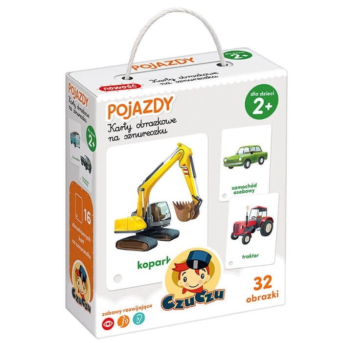 

Czuczu Karty obrazkowe na sznureczku Pojazdy