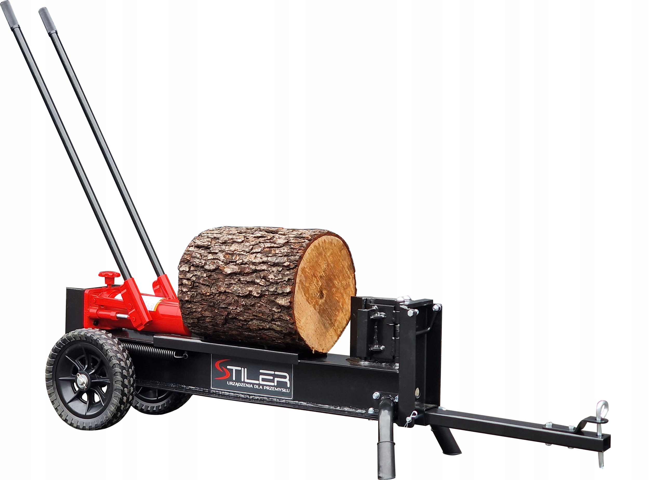 Silná Mobilní Ruční Štípačka Na Dřevo 12 Tun, Sekera, Štěpkovač