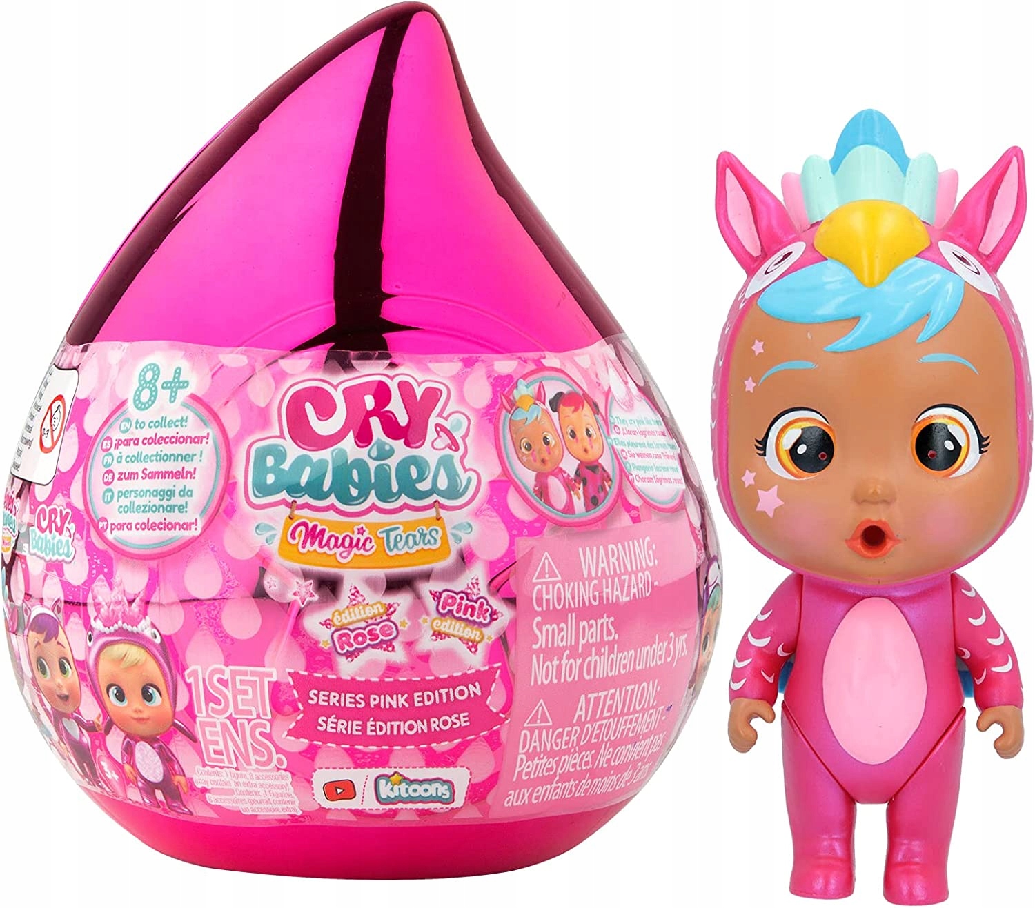 

Lalka Cry Babies Magic Tears niespodzianka pink