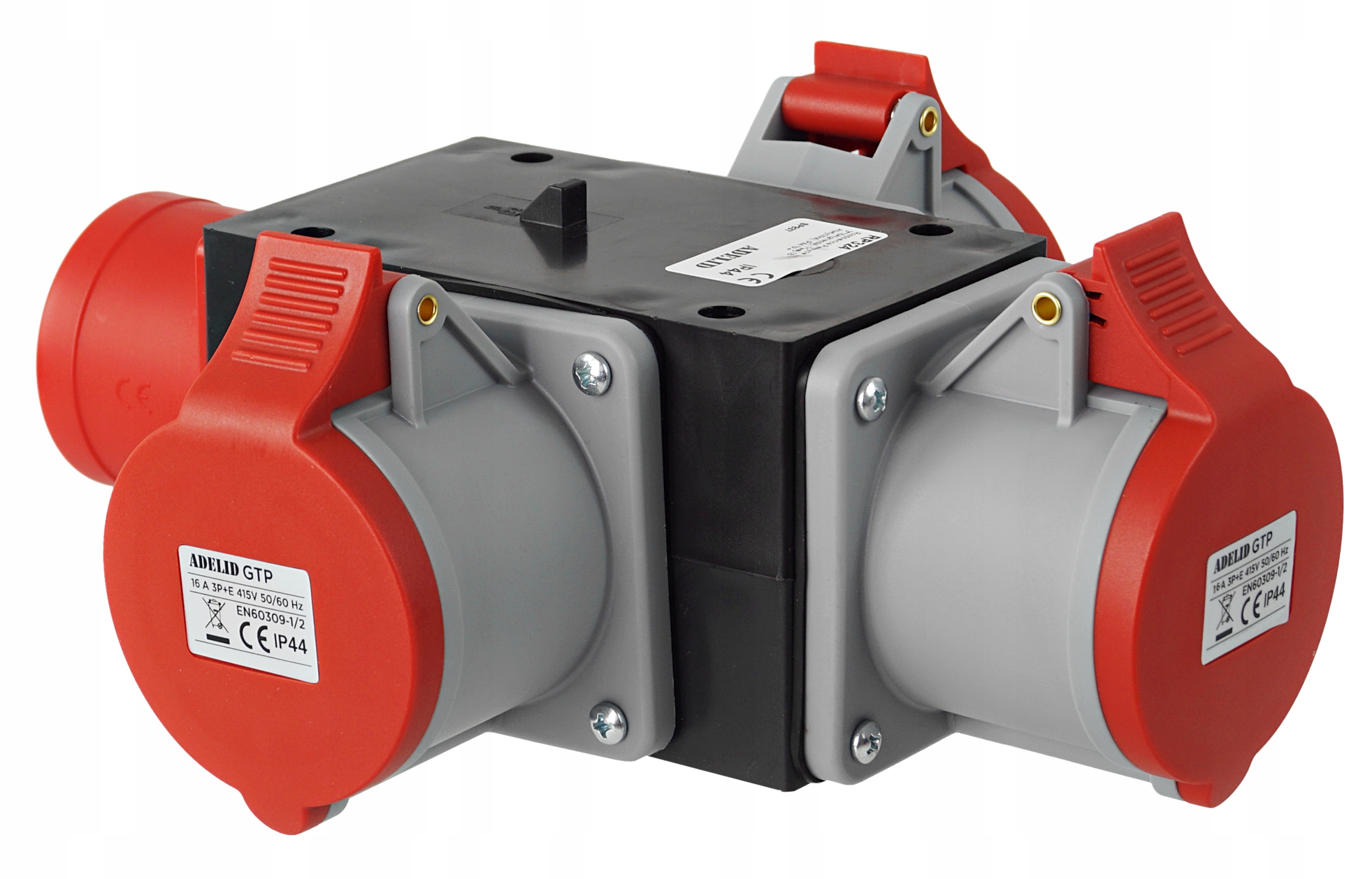 TRÓJNIK SIŁOWY 3X16A 4P ROZGAŁĘŹNIK ROZDZIELNICA Marka Adelid