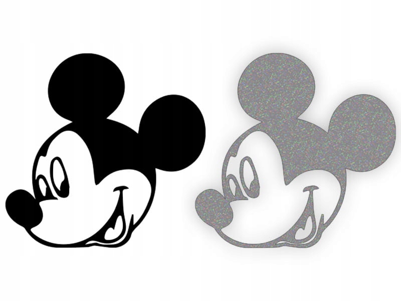 MICKEY MOUSE - Naklejka na samochód na auto - ODBL