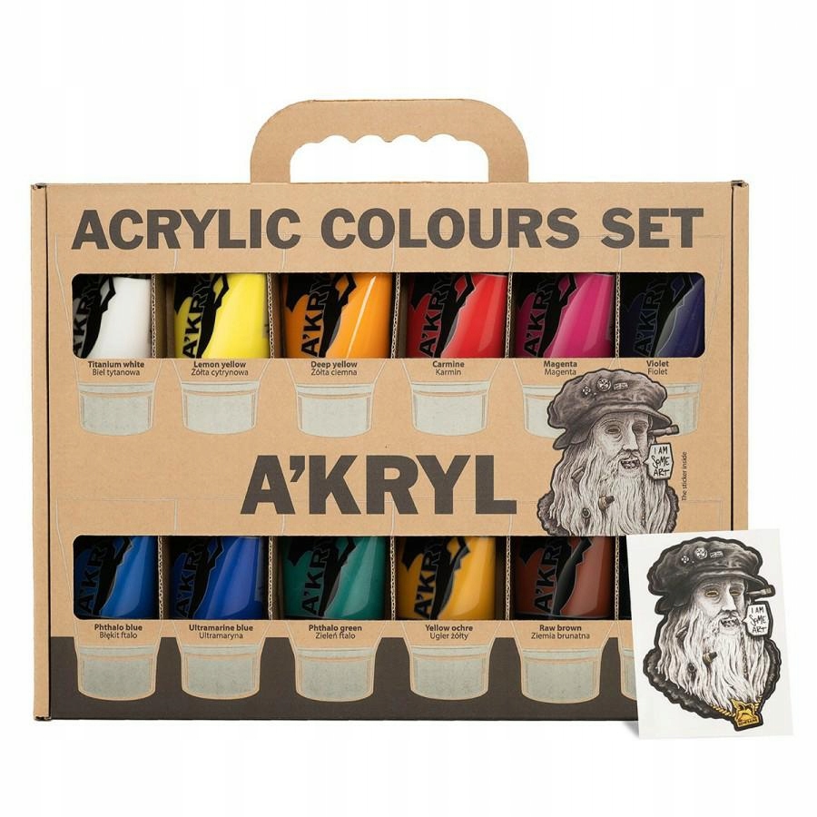 Renesans A`kryl sada akrylových barev 12x100ml