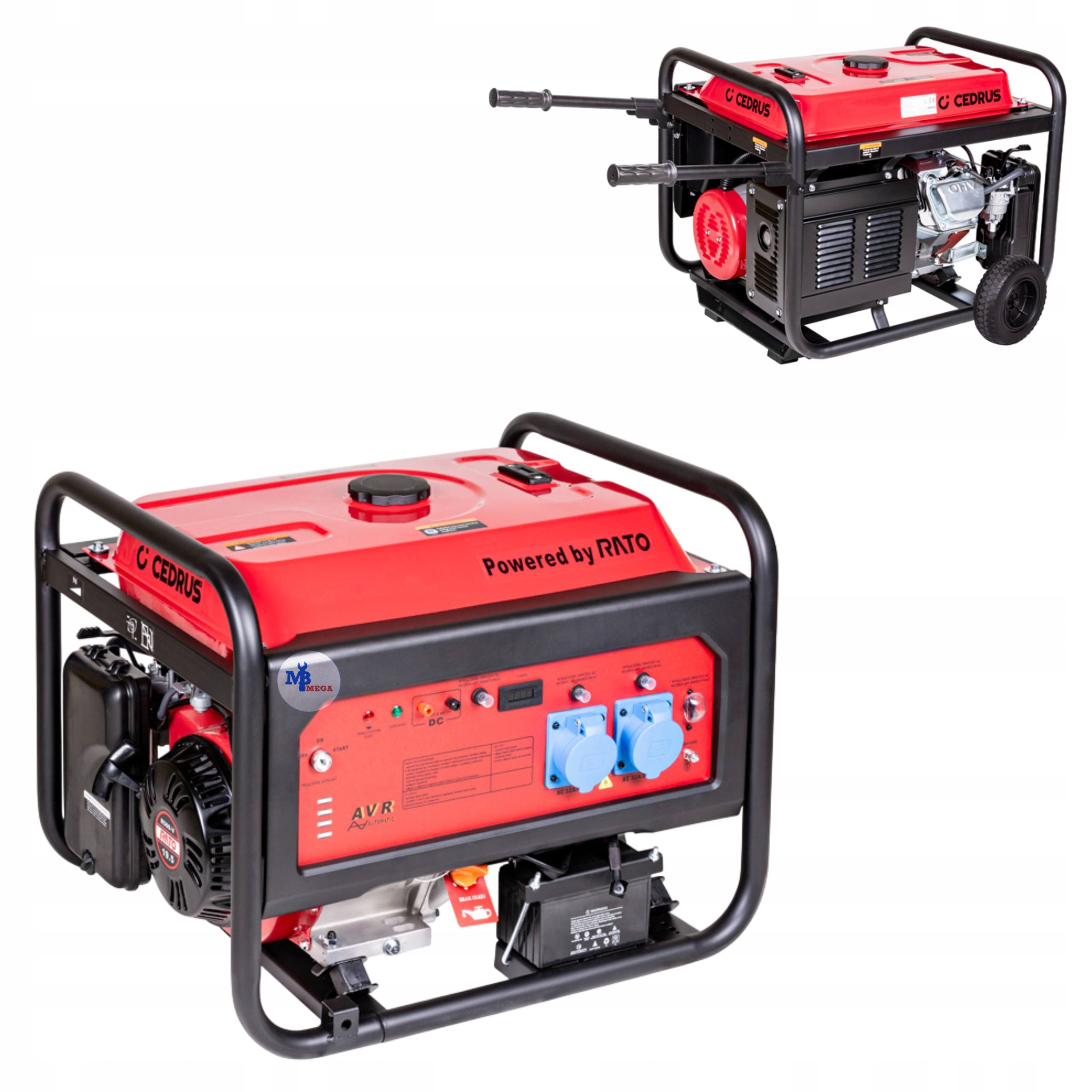 Cedrus Agregat prądotwórczy 8500W 230V 8,5 kW Avr Generator benzynowy