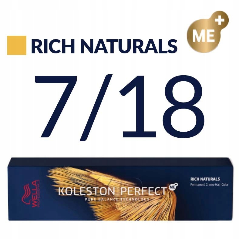 

Wella Koleston Perfect Me+ 60ml Farba 7/18