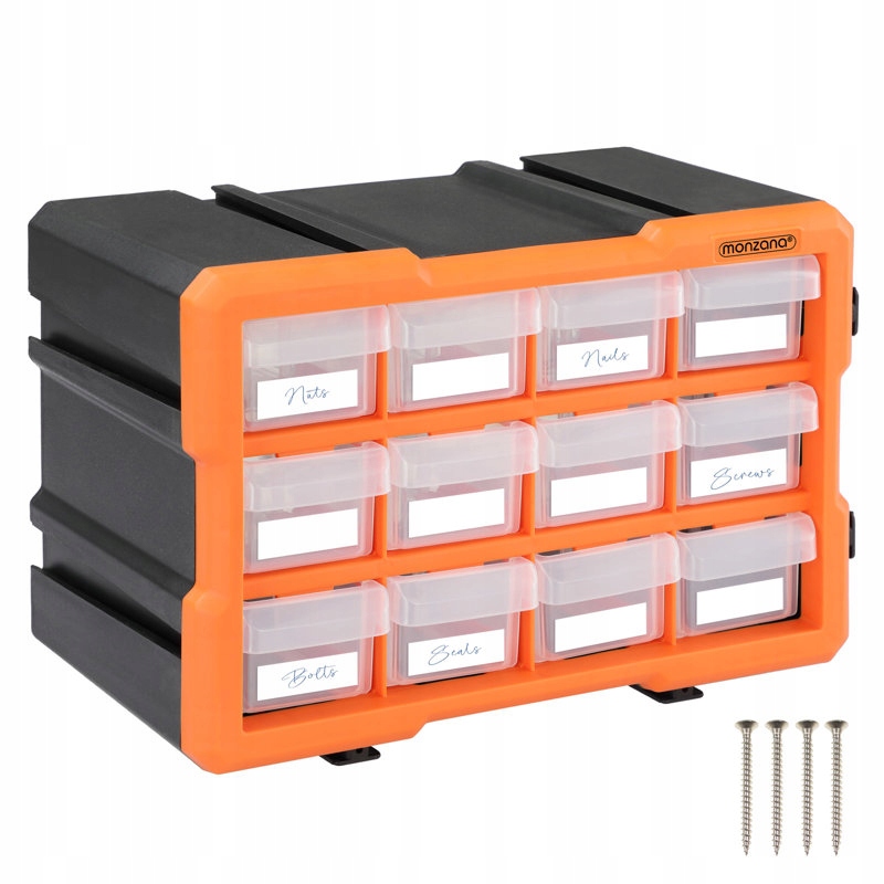 

Pojemniki Magazynowe Organizer Śrubki 29,5x16x19