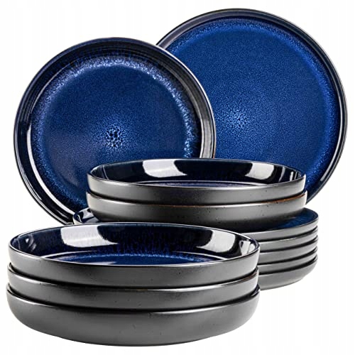Sada nádobí Maser Niara 12 prvků pro 6 osob ve vintage stylu