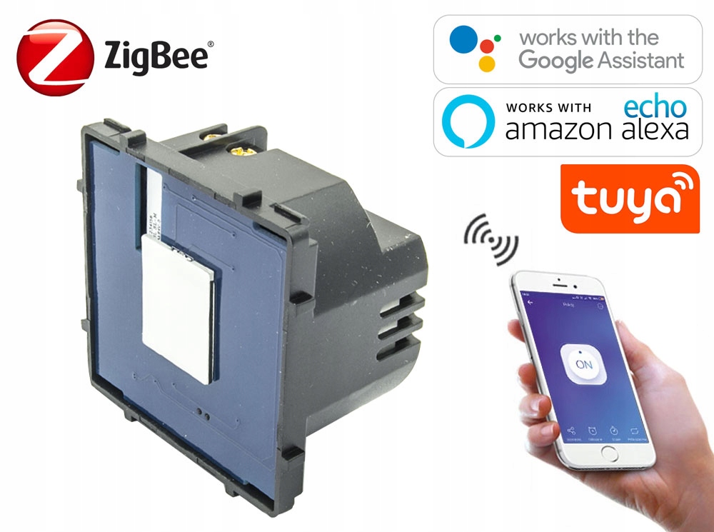 

Włącznik Dotykowy Zigbee Bez N Moduł Tuya B-line