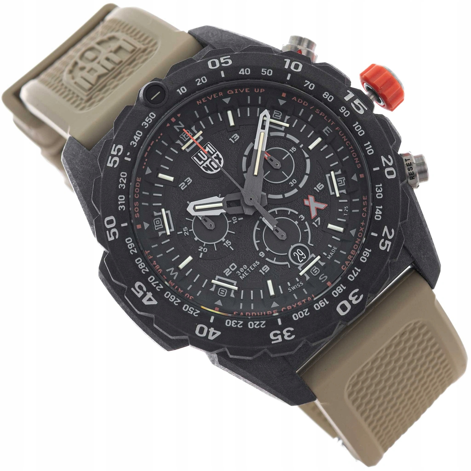 Pánské Hodinky Luminox XB.CG49 Bear Grylls Survival Chrono Diver Béžové