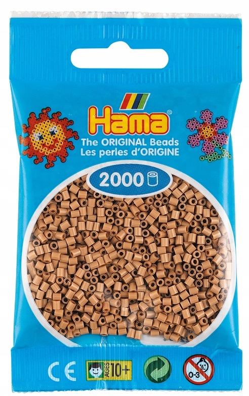 KORALIKI HAMA MINI 2000 501-75 KOLOR DĘBOWY