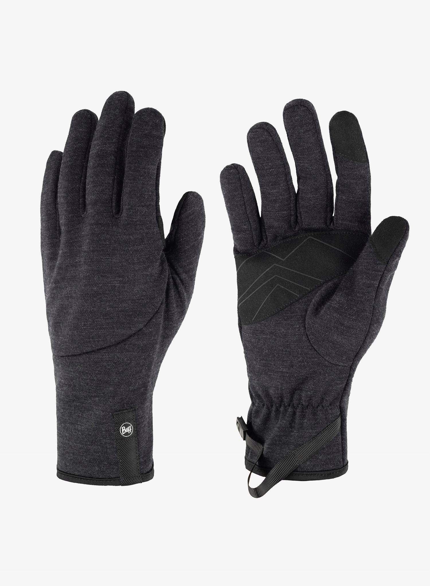 Rukavice Buff Merino Fleece Gloves černá L