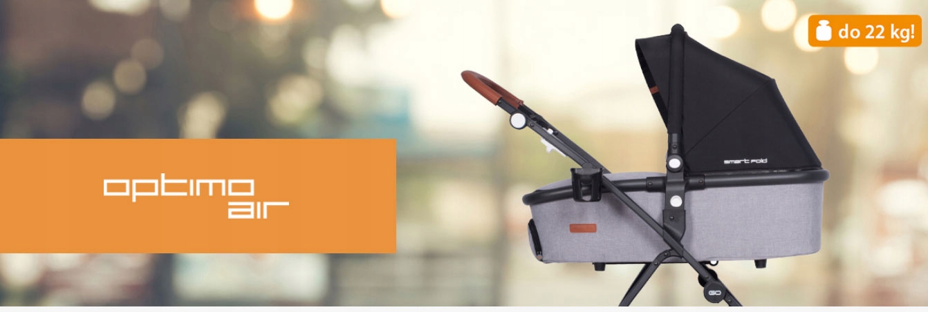 PROMOCJA Easy Go Optimo Air - Gondola RÓŻNE KOLORY Rodzaj kół Inne