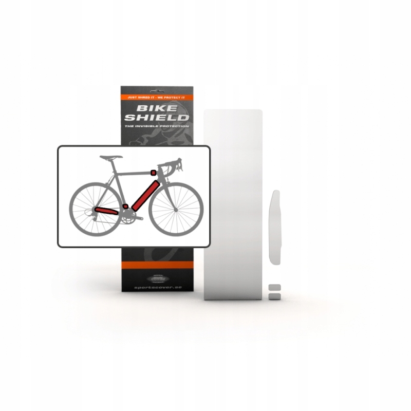 BikeShield naklejki ochronne Halfpack mat