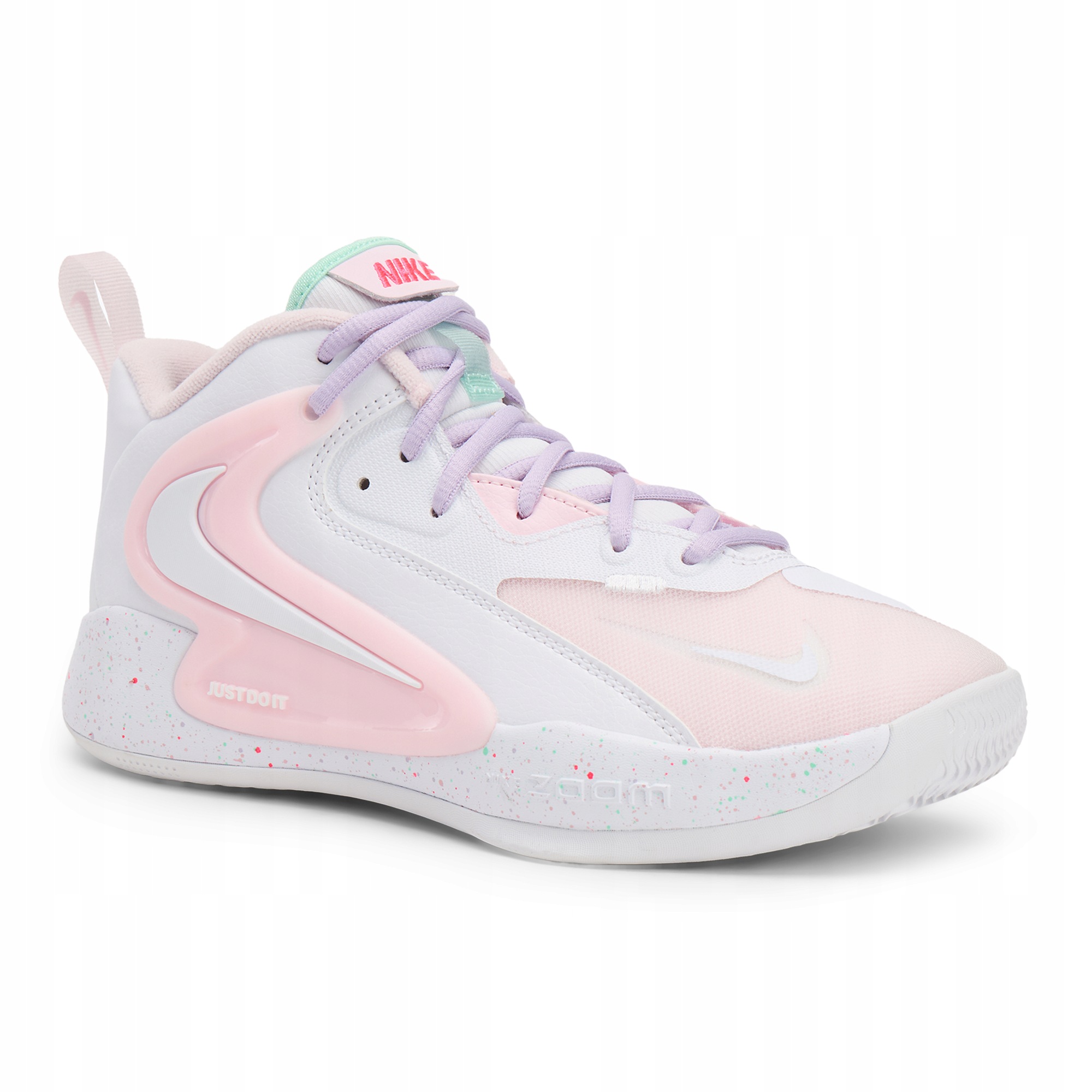 Volejbalové boty Nike Hyperset 2 Se white/hyper pink/mint foam/violet