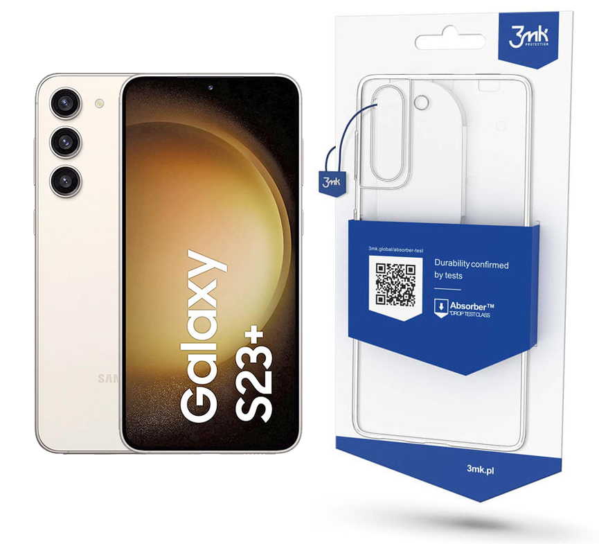 

3MK Clear Case do Samsung Galaxy S23+ Etui
