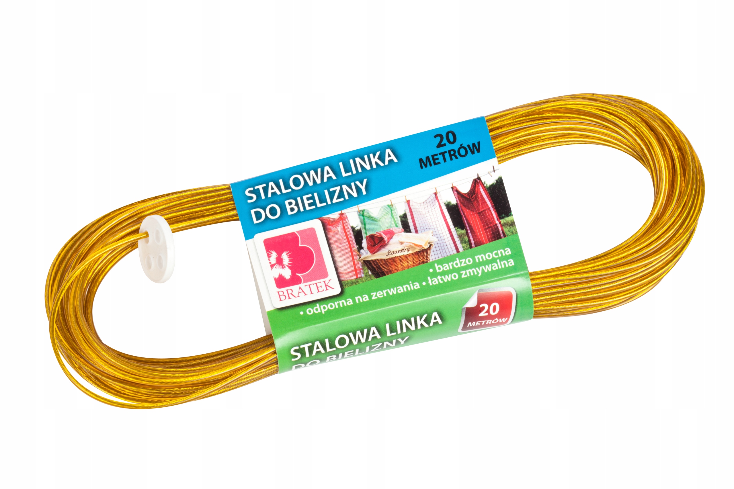 

Linka do suszenia bielizny prania Stalowa 20m