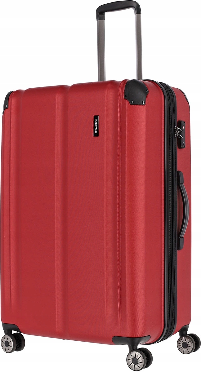 Walizka duża poszerzana Travelite City 77 cm red