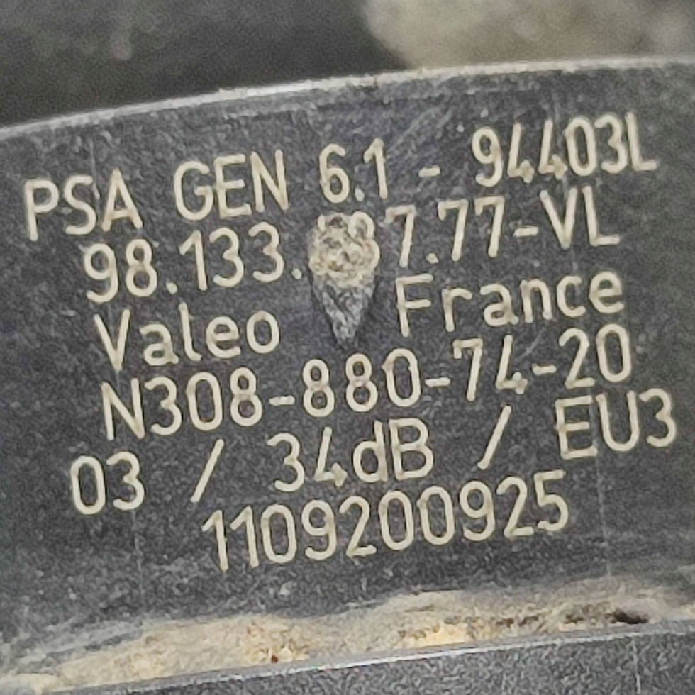 Peugeot 2008 II 2020 Sensor Parken PDC