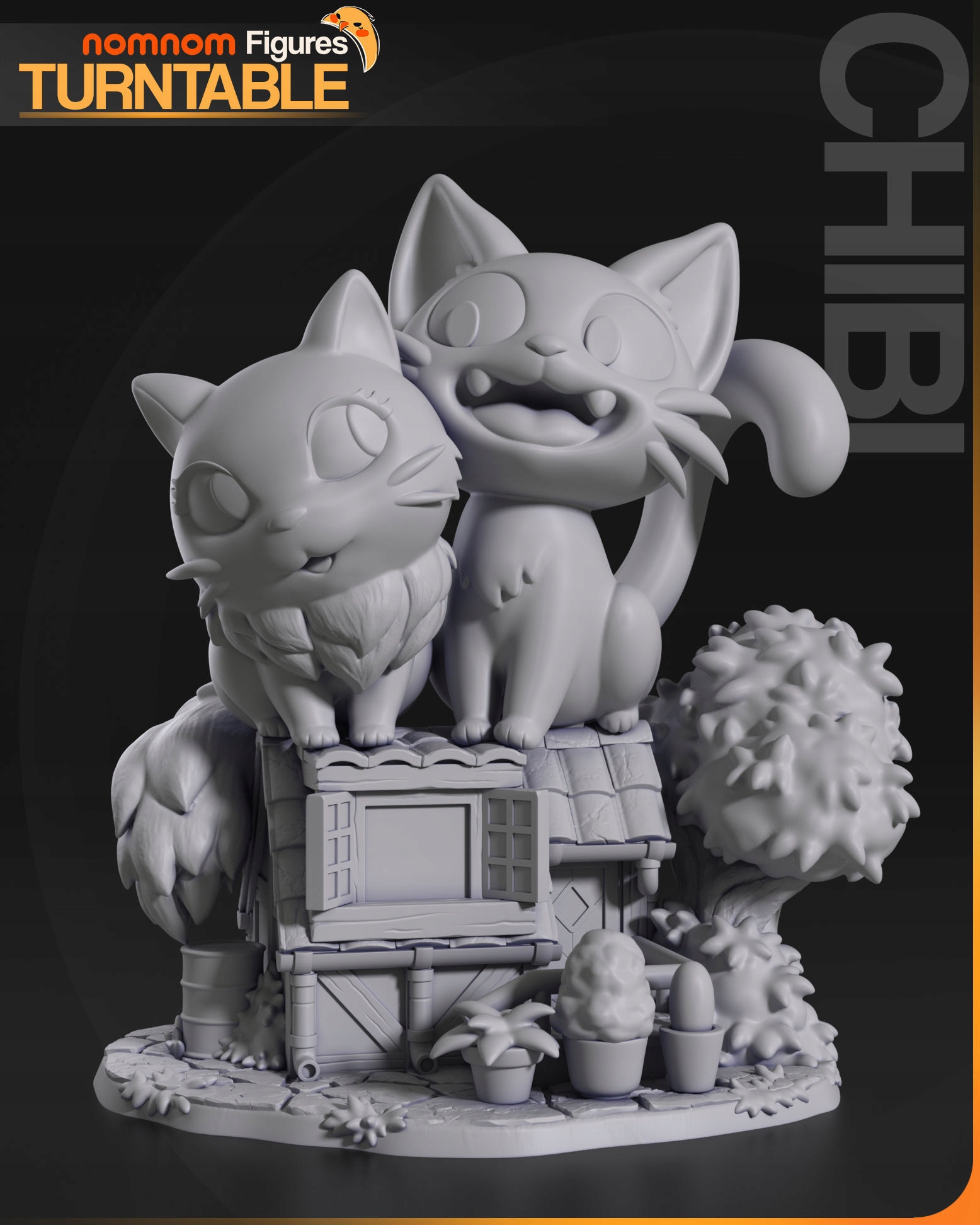 Figurka Chibi Jiji Kiki's Delivery Service NomNom Figures 3D tisk 14K