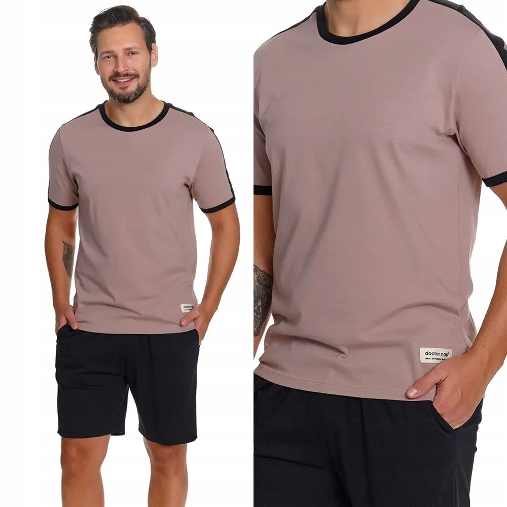 Pánské pyžamo Doctor Nap 7477 XXL 52 Béžová