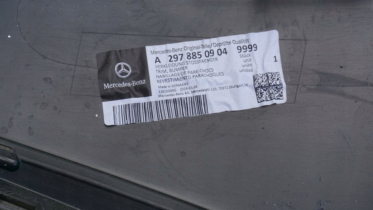 MERCEDES EQS 297 - bumper front