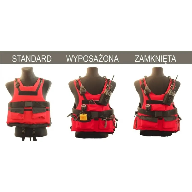 Kamizelka kapok Traper Rescue czerwona r. M Kod producenta Kamizelka Traper Rescue czerwona