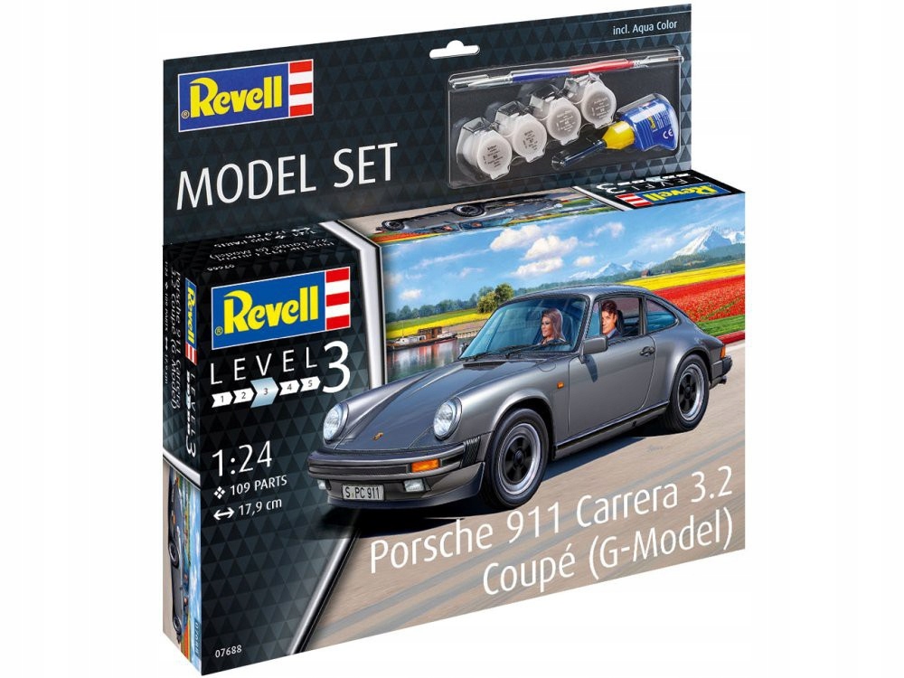 1:24 Model Set Porsche 911 Carrera 3.2 Revell 67688