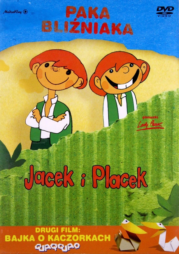 

Paka Blizniaka Jacek i Placek +Quaqquao 2DVD Folia