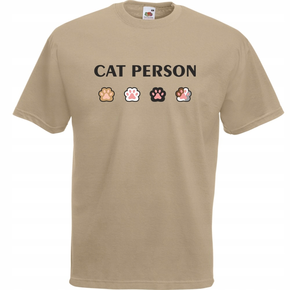 

Koszulka cat person kociarz kot XXL khaki