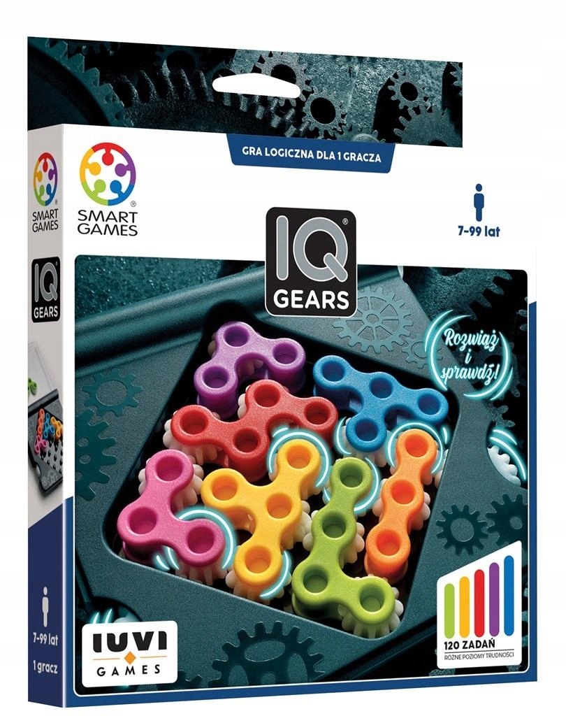 Smart Games Iq Gears (pl) Iuvi Games Logiczna Gra Iq Dla Dziecka Na 4 Lata