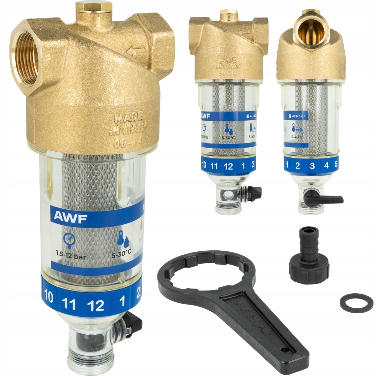 Vodný Filter So Spätným Oplachovaním Gw 3/4'' DN20 Afriso Ochrana Inštalácie