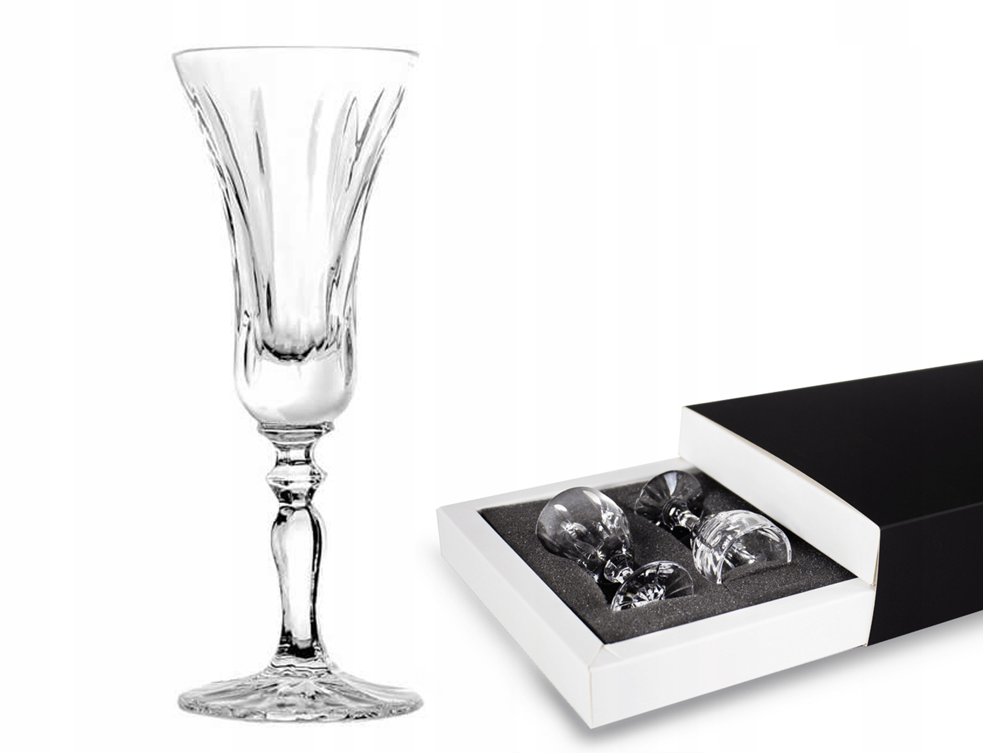 KIELISZKI KRYSZTAŁOWE DO WÓDKI NA PREZENT