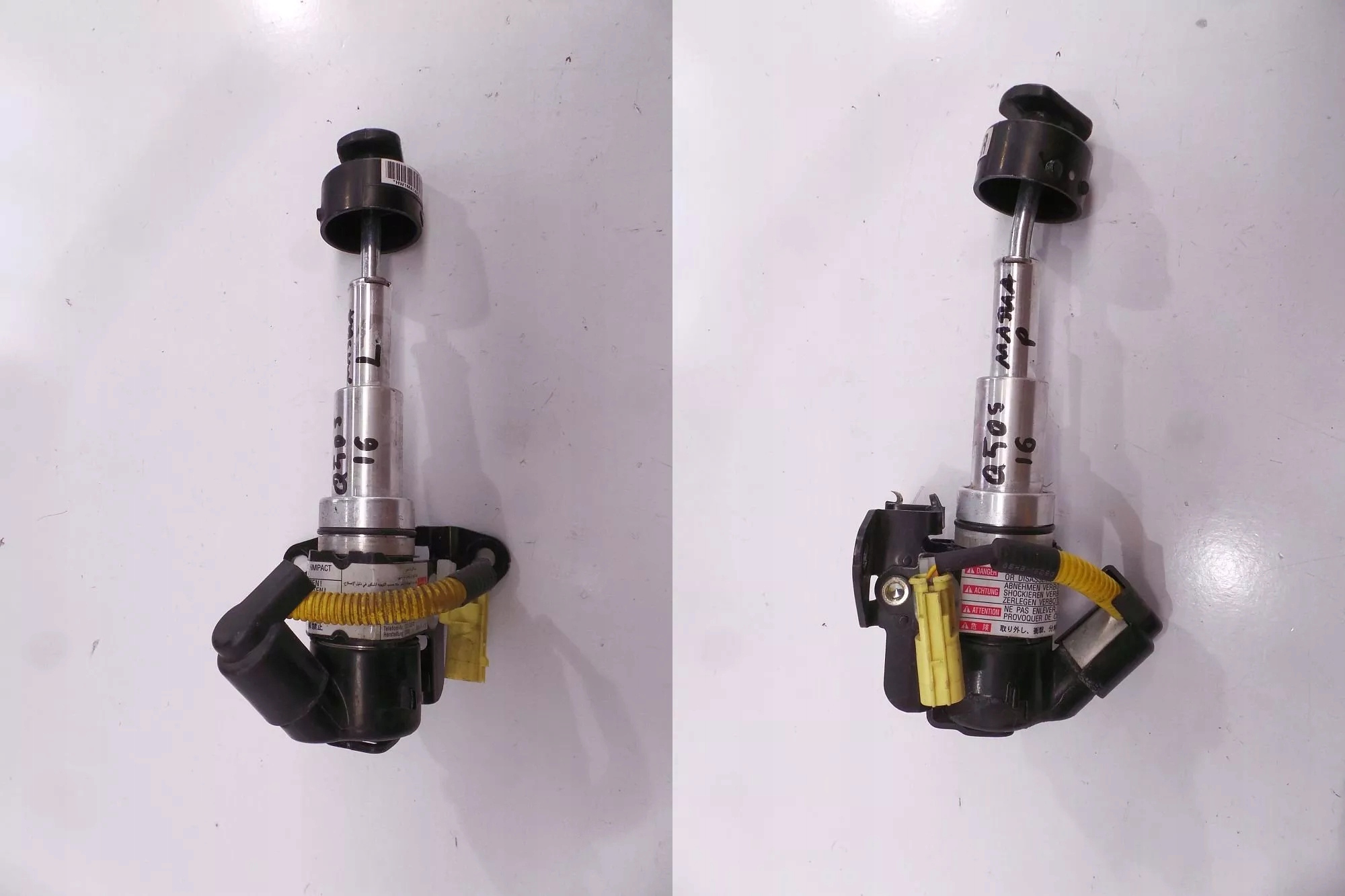 INFINITI Q50 2016 NABÓJ ZAWIASU MASKI NABOJE